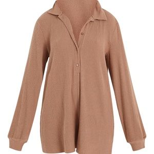 pretty little thing oversized knit Romper